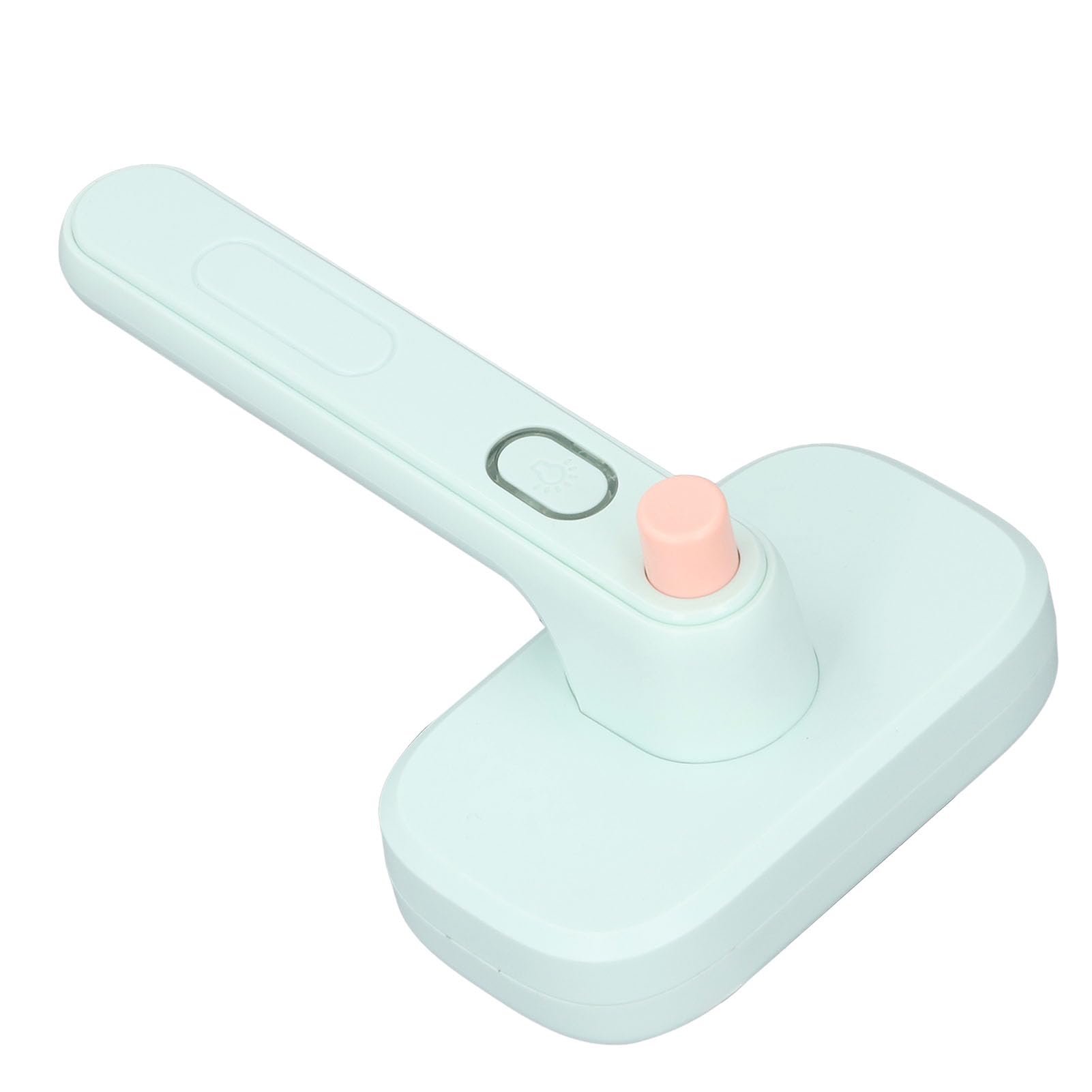 Cepillo para quitar pelo de mascotas con función de autolimpieza y dientes de peine con pasador de iones negativos para depilación con efecto de masaje para gatos y perros (Verde)