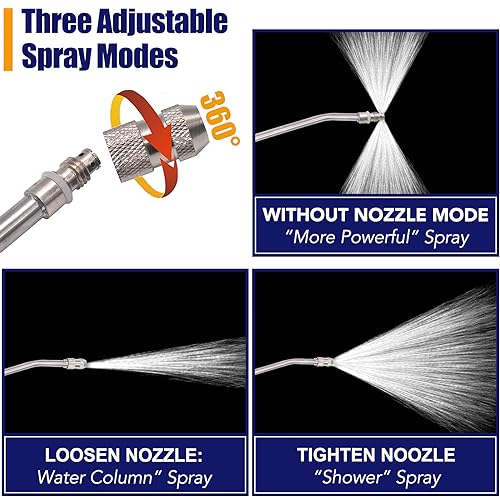 5Pack RV Water Heater Anode Rod & Flush Wand & Element Socket - 9.25\"L x 3/4\"NPT Thread Magnesium Rod for Suburban, Mor-Flo, Camper Hot Water Tank Cleaning Rinser with Dual Hex Wrench Removal Tool