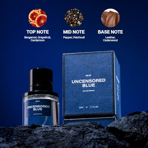 Image of Him & Her Perfume Duo | Uncensored Blue Eau De Parfum for Men & Baked Vanilla Eau De Parfum for Women | Ideal Gift Set for Special Occasions