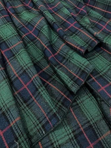 Vintage Asymmetrical Tiered Maxi Skirt, Double-Sided Plaid Pattern, A-Line Silhouette4