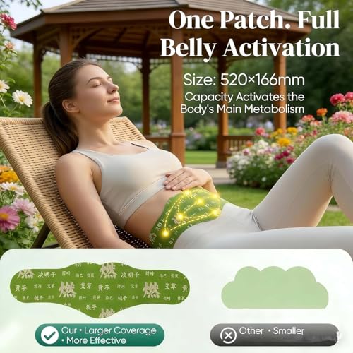 Image of Japanese Herbal Balance Patch for Belly Button, Plant-Based Waist Patch with Comfortable Adhesive Design, Slimming Support Sticker for Daily Topical Use