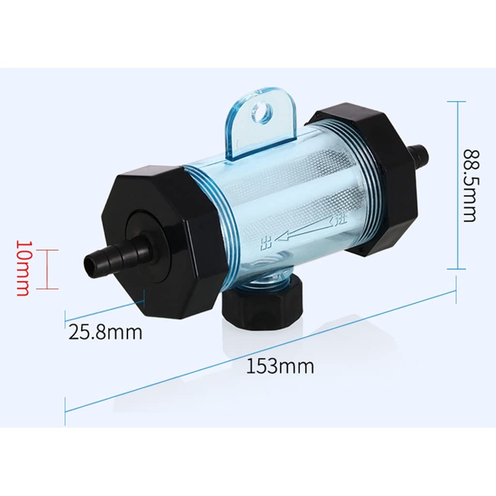 1 x industrielles Wasserstrahlfilter-Set – vielseitiges Inline-Sieb für LKW-Hydraulik, Gartensprüher und Abflussreiniger (10 mm)