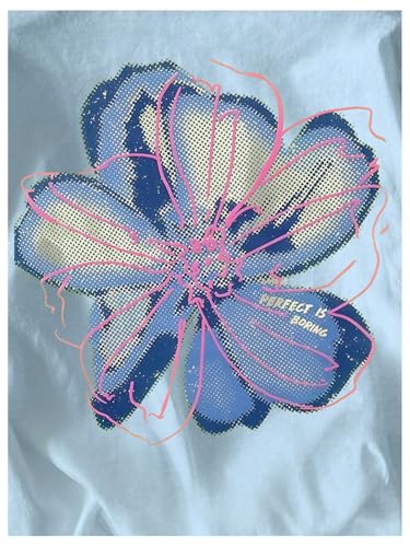 Image of RoseSeek Women's Hawaiian Shirts Tropical Graphic Tees Crewneck Short Sleeve Vacation Summer T Shirt