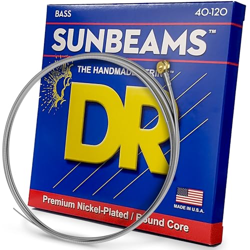 DR Strings Sunbeams Electric Bass Guitar Strings - .040-.120 Light