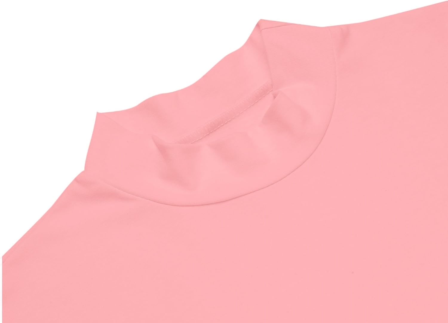 Poriff Mens Casual Turtleneck Mock Neck T Shirt Slim Fit Short Sleeve Summer Basic Tops - Image 4