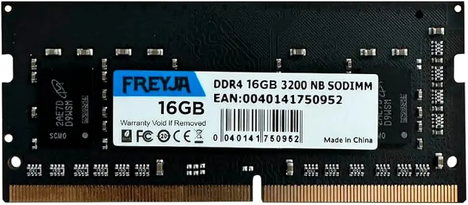 Memória Freyja 16GB (1X16GB) DDR4 SODIMM 3200MHZ 1,2V para Notebook
