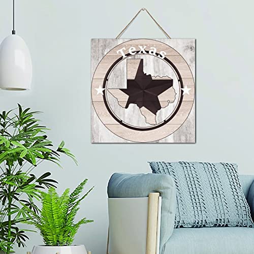Décoration murale en bois Texas de 30 cm style vintage américain