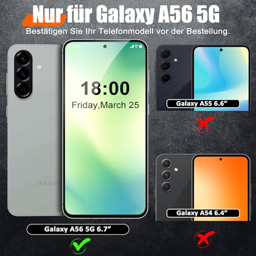 Coque Samsung Galaxy A56 5G anti-chute protège objectif bleu
