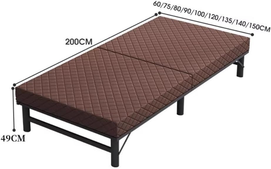 Camping Bed Small Sized Folding Bed for Family Use in Hotels, Adult Single Folding Bed(XS)