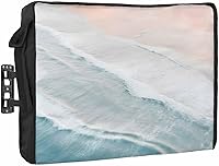 Vista 8 de Cubierta de TV para exteriores con bandera americana de 40 a 43 pulgadas resistente a la intemperie e impermeable, carcasa de TV para exteriores