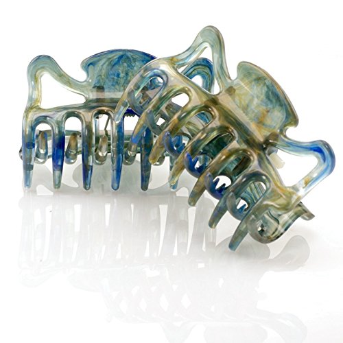 WeLoveBeads ������ �w�A�N���b�v [ �h�C�c�� ] �o���X�N���b�v 2�Z�b�g 6cm ���C�����u���[�S�[���h WR2604_M833