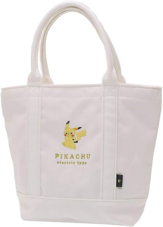 Amazon Co Jp ミニトートバッグ ピカチュウ 行進 ポケットモンスター ポケモン キャラクター ファスナー マチ付き 帆布 キャンバス生地 ランチバッグ コットンバッグ 鞄 手提げかばん ホビー
