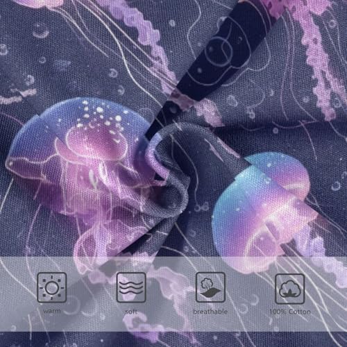 Wusikd Jellyfish Glowing Boys' Underwear Cotton Boys Briefs Soft Toddler Underwear 2T3