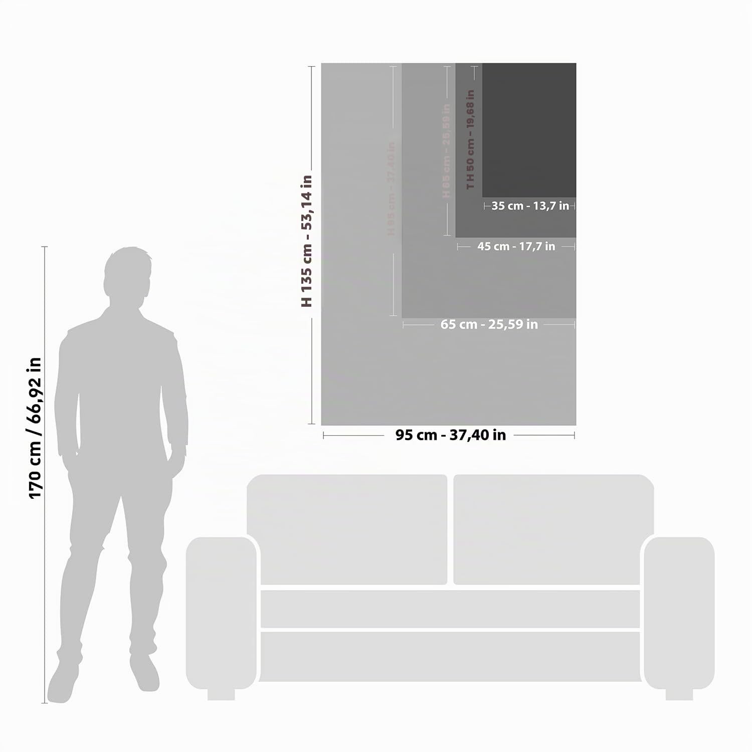 Giallobus - Gemälde - 03 - Jokerkarte - Leinwand mit Standardrahmen - 100x140 - Bereit zum Aufhängen - Moderne Gemälde für zu Hause