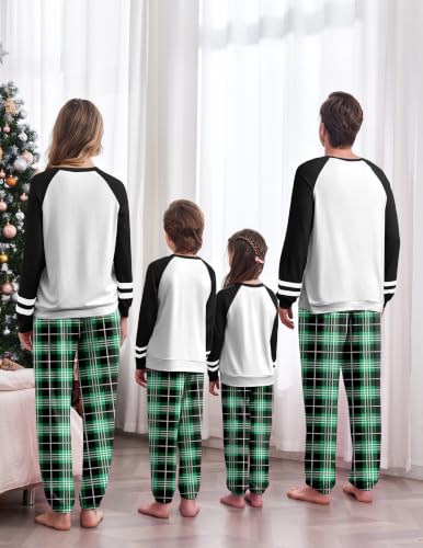 Ekouaer Family Christmas Pajamas Matching Sets Cute Long Sleeve Couple Pjs - image 3