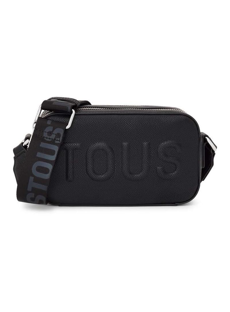 TOUS Bandolera Reporter Negro, Para Mujer, Medidas 13 x 20,​5 x 7 cm, Colección Tous La Rue New