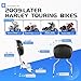 ECOTRIC Detachable Passenger Backrest, Quick Release 2-up Sissy Bar Compatible with Harley Davidson Touring 2009-2024 Street Glide Road King Road Glide Electra Glide Ultra Limited FLHR FLHX FLHT FLTR