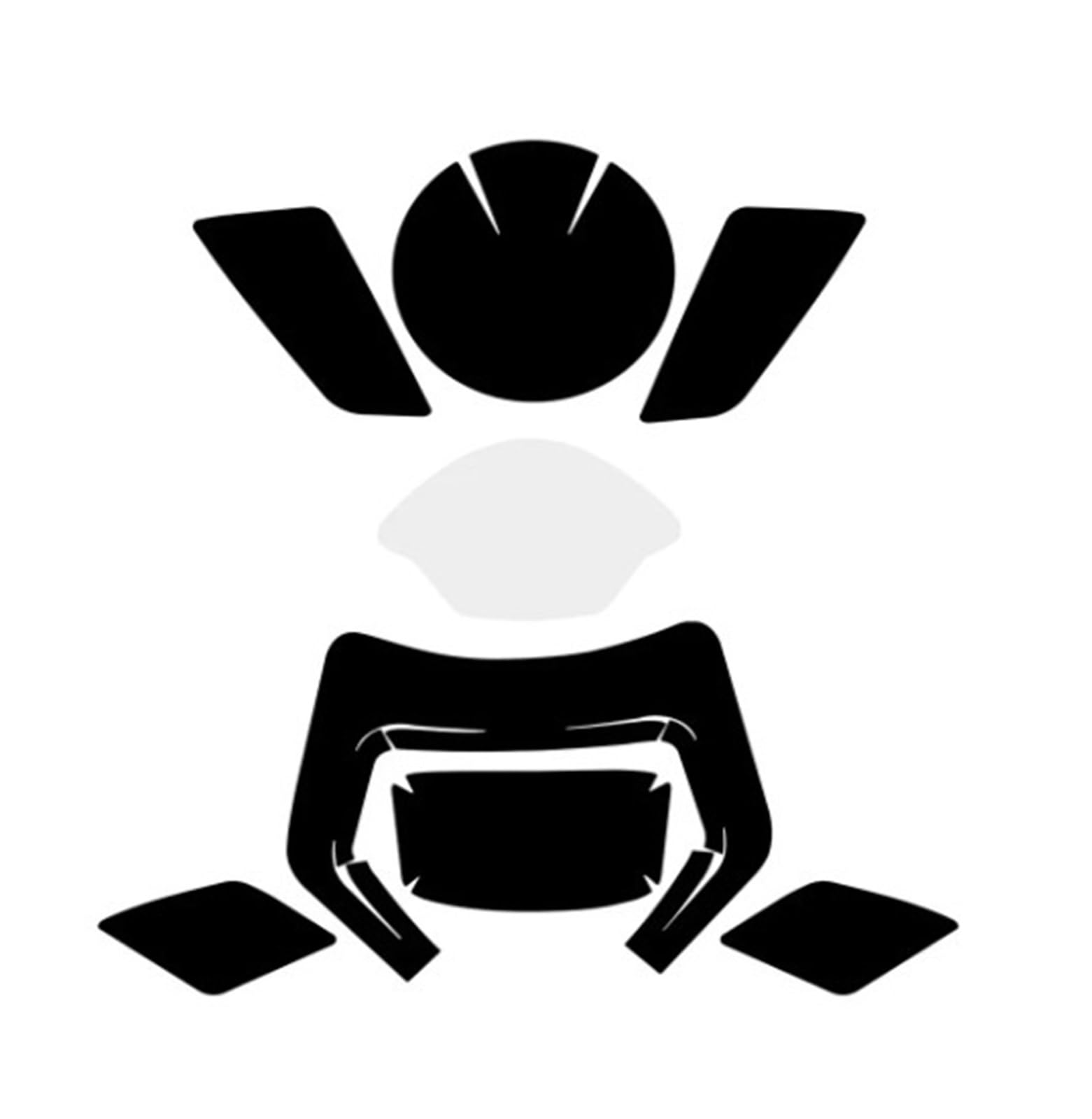 motorcycle Screen Protector Motorcycle TUP Headlight Film Instrument Screen Protector Rear Lamp Protective Sheets For GTS 300 Gts300 GTS300 2023 2024