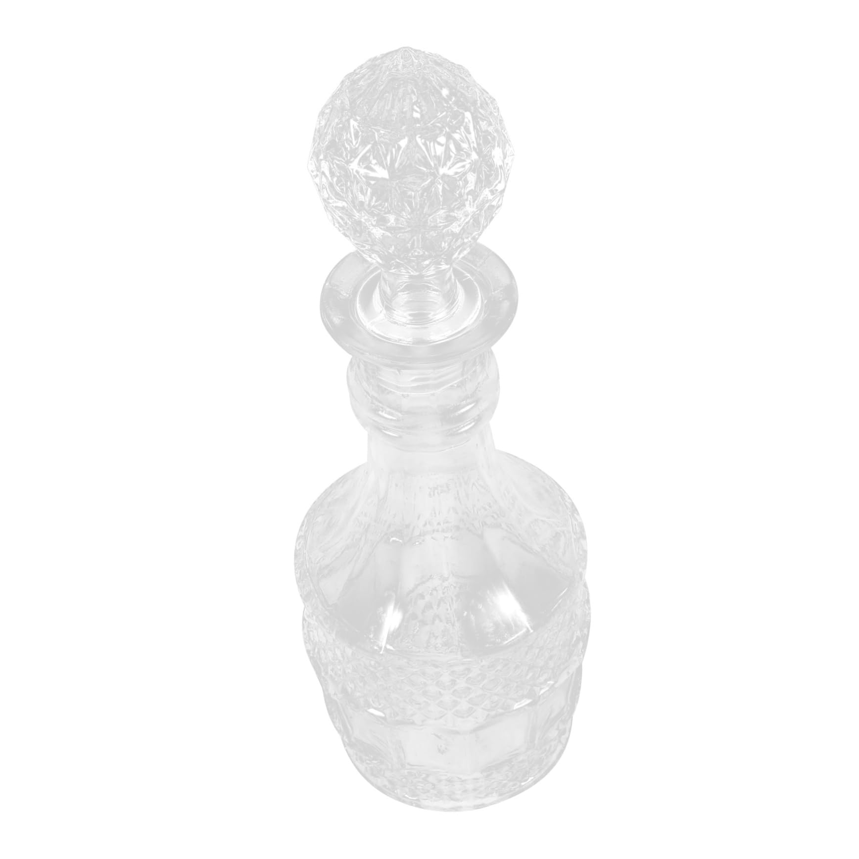 Decanter Per Whisky in Vetro Spesso Da 500ml, Bottiglia Trasparente Per Liquori e Vino, Resistente e Liscia, Adatta Per Bar, Ristoranti e Uso Domestico