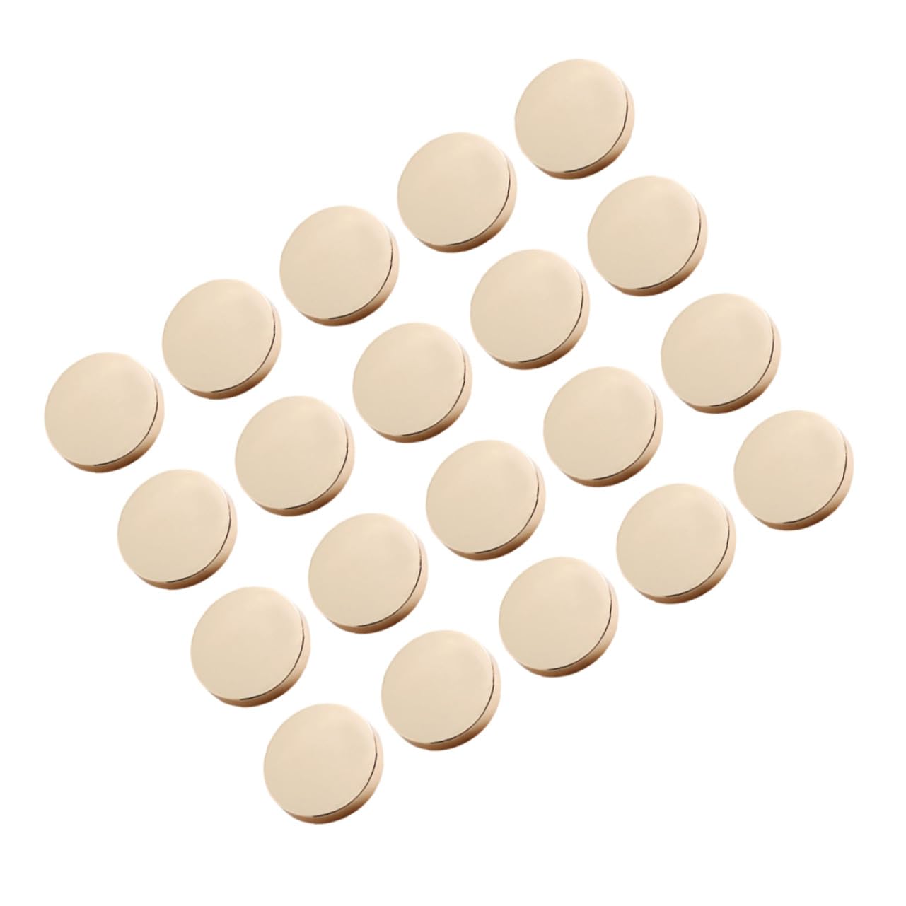 Bottoni Metallici da Cucire per Cappotti, 20 Pezzi, Oro 25mm