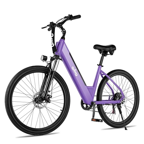 Qlife Cityone 26' Electric Bike for Adults, Peak 1000W/750W Step-Through Ebike,...