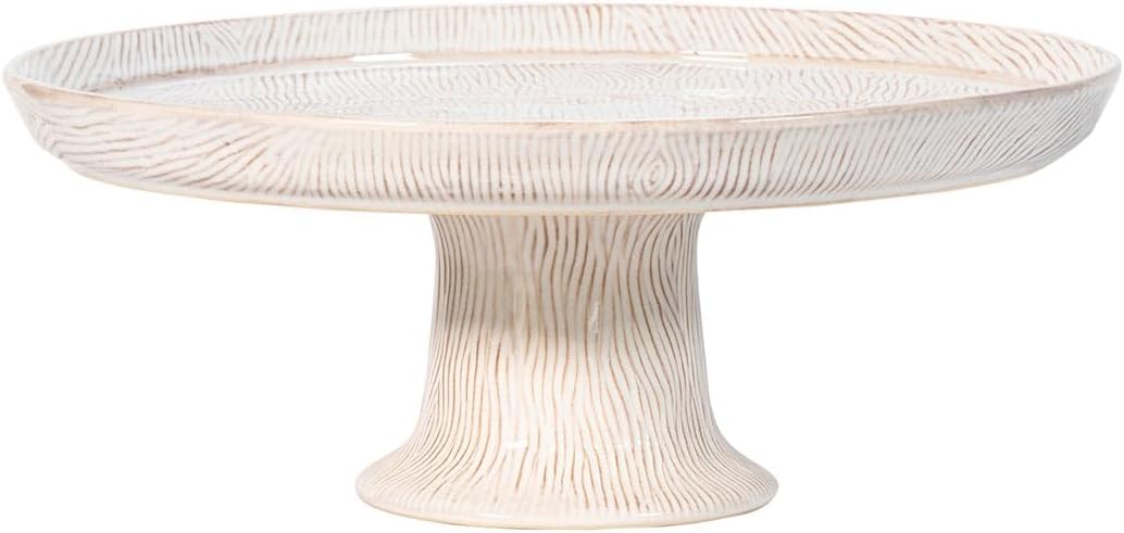 Juliska Blenheim Oak Cake Stand - Whitewash