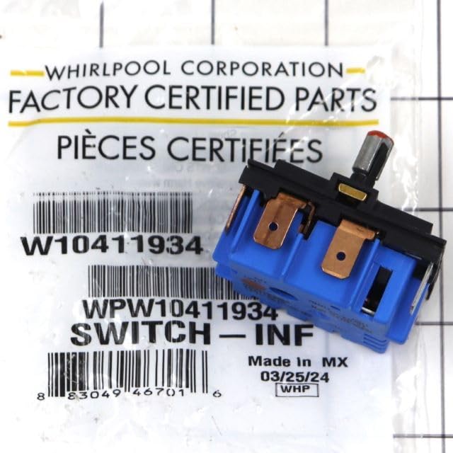 WPW10411934 Range Surface Element Switch