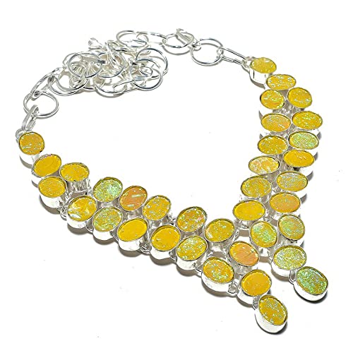 Collier tourmaline jaune pour femme, le bijou idéal des soirées