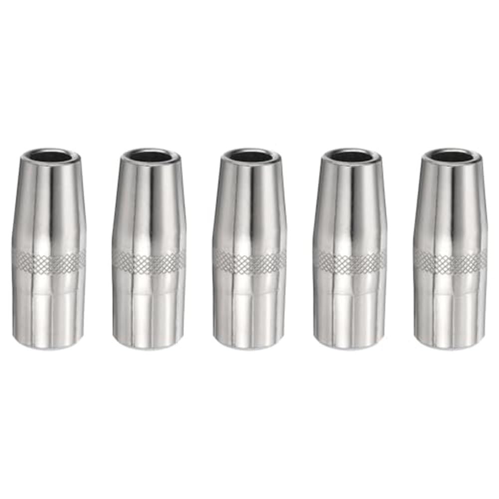 Confezione da 5 ugelli per saldatura MIG con foro da 1/2", punta conica in rame per torce 250L PRO Curve 200 e 200A-400A, saldatura a gas e taglio