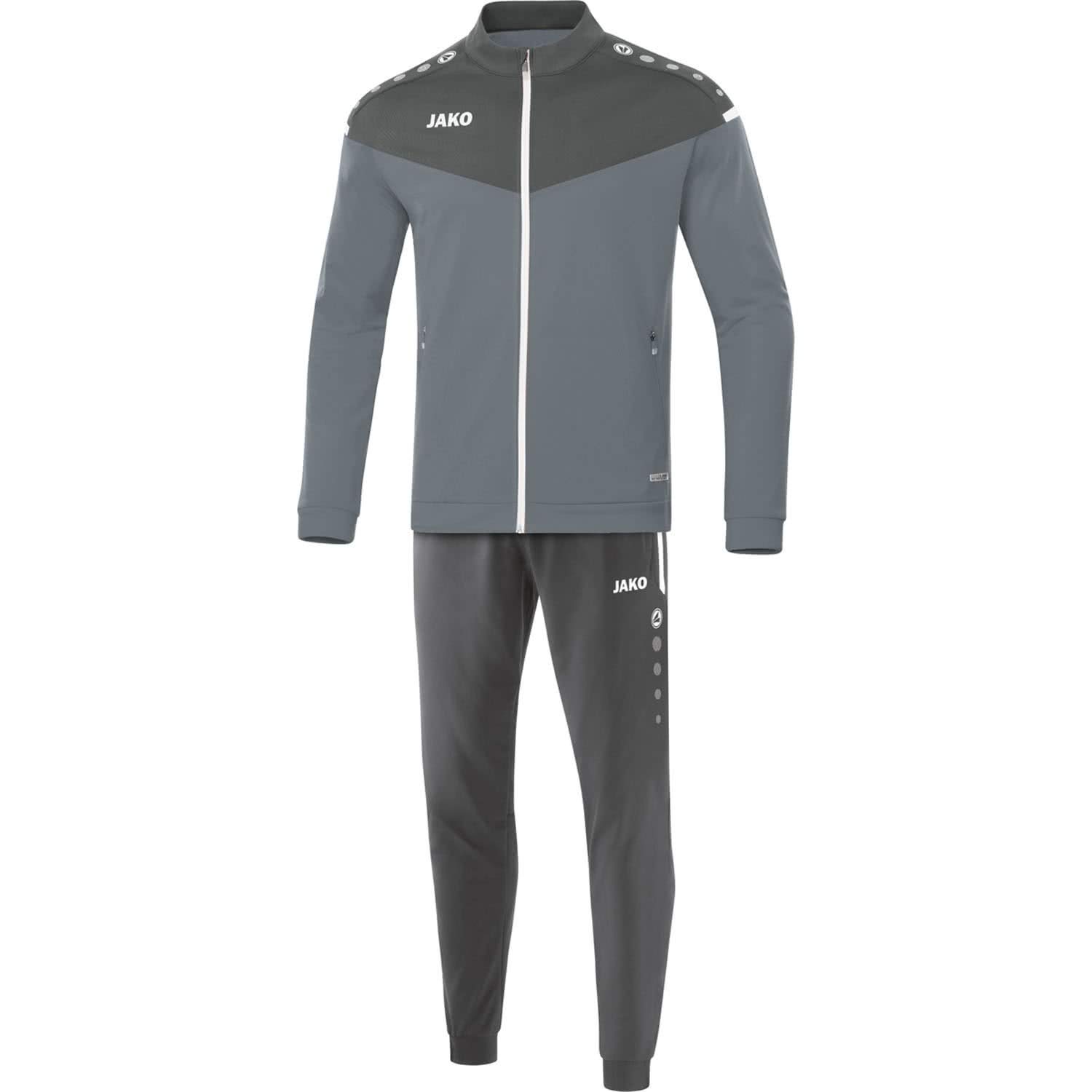 Jako Dres treningowy dziecięcy poliester Champ 2.0, szary kamienny/anthra Light, 164, M9120