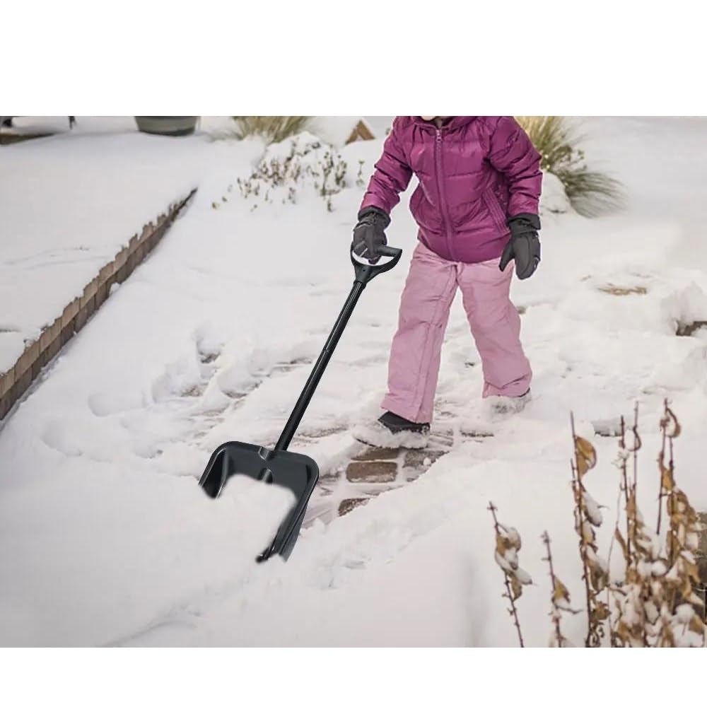Rascador de Hielo para Coche Pala De Nieve con Mango Quitanieves Pala De Nieve Ligera De Gran Capacidad para Jardín Coche Camping Rascadores de Hielo para Coche