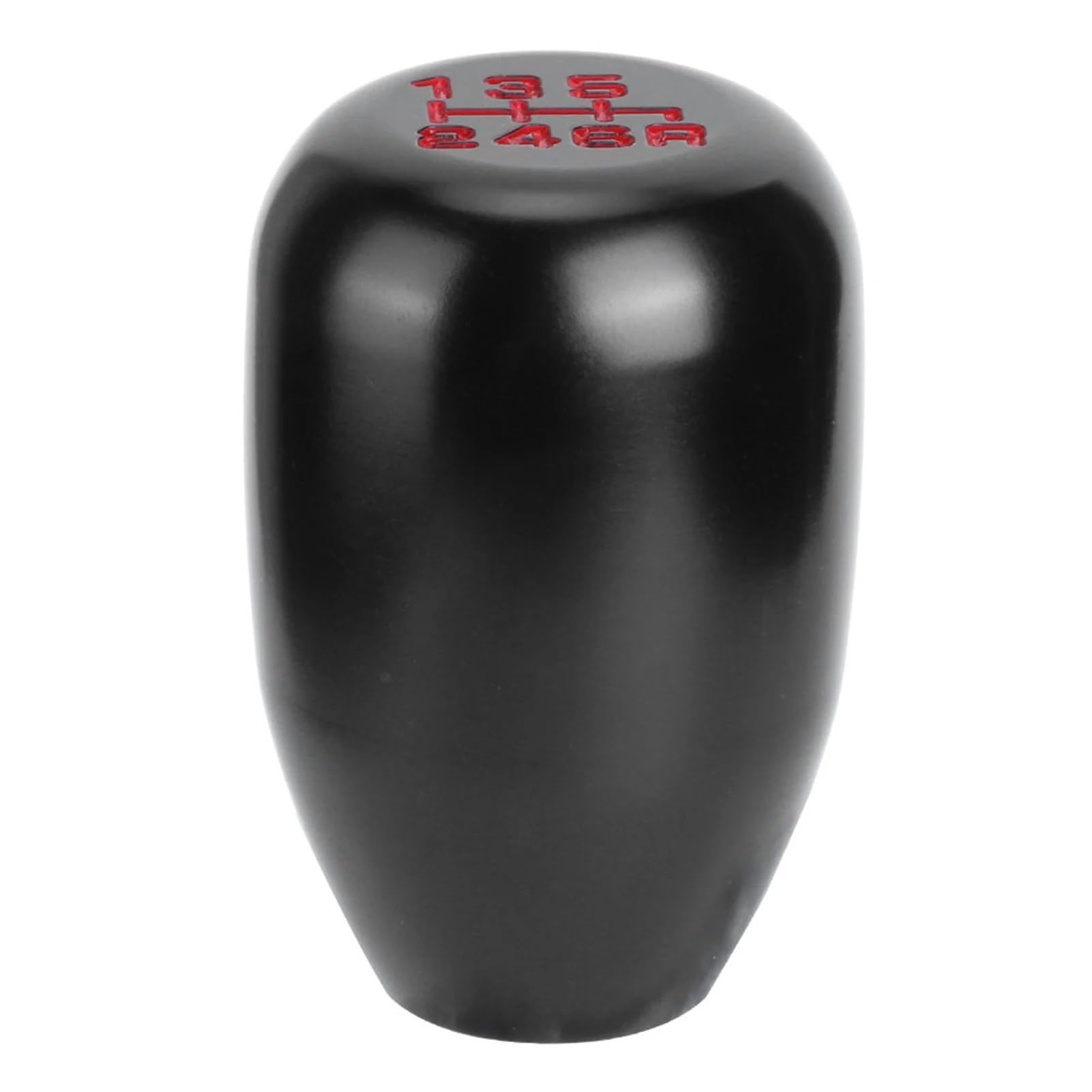 Mkgkacvcpt Black Manual Shifter Knob Car Gear Shift Knob Modification Manual Head Shifter 6 Speed Lever(Black)