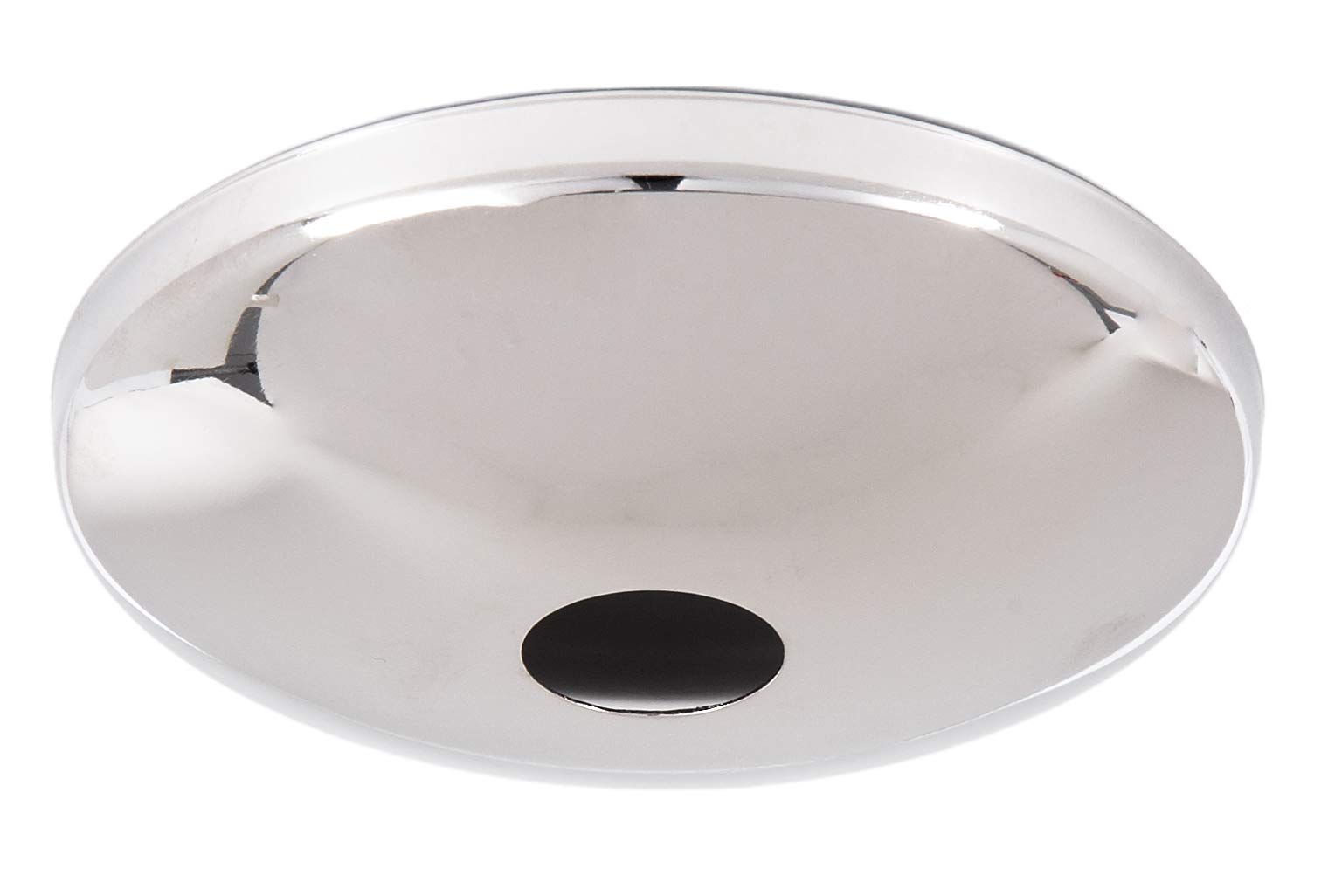 B&amp;P Lamp® Nickel Screw Collar Ceiling Light Canopy Plate, Hardware Not Included