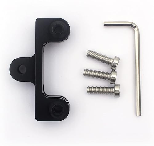 Adaptador de doble montaje de aluminio para GoPro Hero 1110987(2018)654 negro, Hero 3+, DJI Osmo Action, AKASOCamparkYI Action Camera