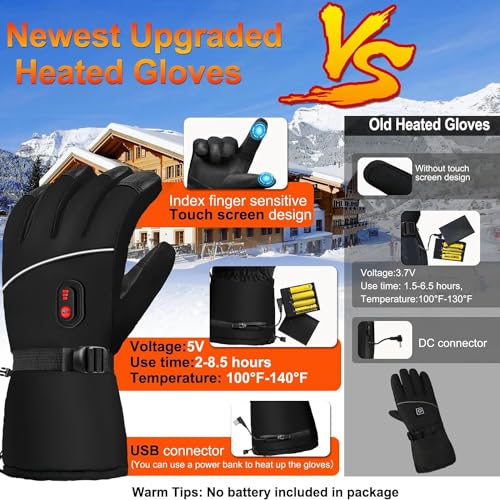 Gants chauffants imperméables contre le froid aux mains - 6