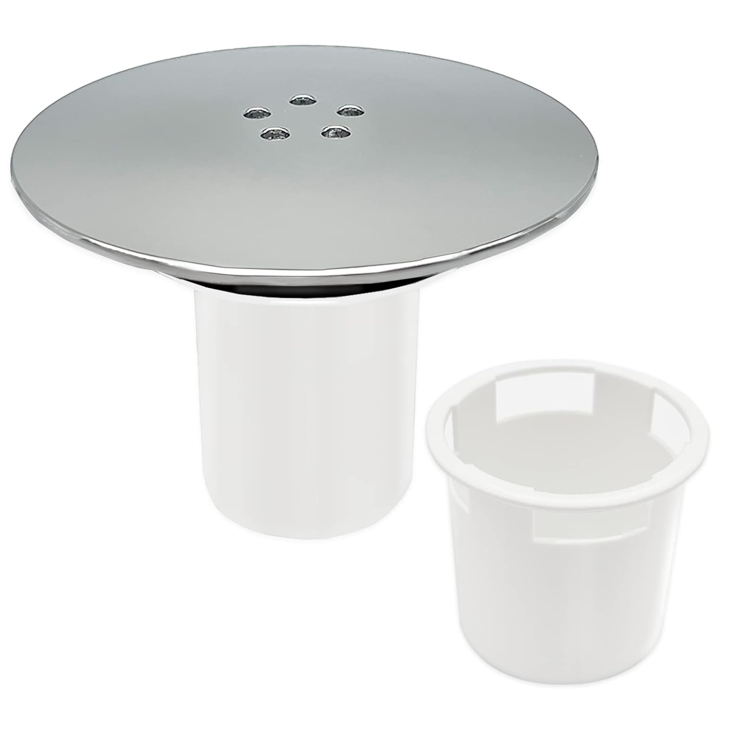 Shower Drain Cover Replacement, 90mm/115mm High Flow Shower Plughole