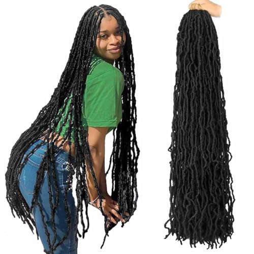 7 Packs 36 Inch Soft Locs Crochet Hair Pre Looped Curly...