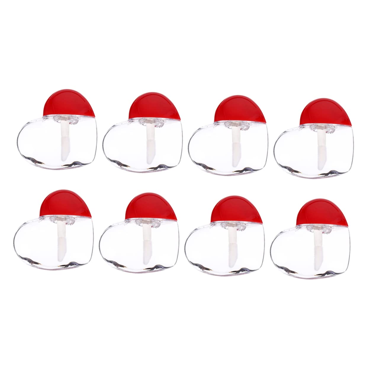 Healvian 50juegos Sets De Botellas De Gloss Labial Reutilizables Forma De De Contenedores Para De Labios y