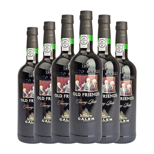 Marie Brizard Calem Friends Tawny Porto 1 L Vino generoso (Caja de 6 Botellas de 1 L)