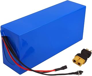 WOGQX E-Bike Battery 48V 16AH Li-ion Battery Rechargeable Mountain Bicycle Battery with BMS and Charger Electric Bike Battery for 250W-700W Bike Motor