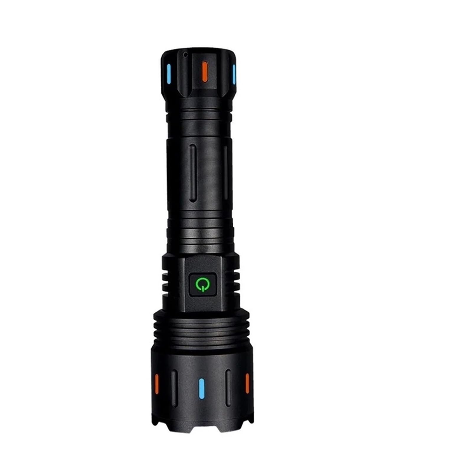 Ngtfdcp Black Rechargeable Torch, 2Pcs Bright Flashlight Usb Rechargeable Torch High Power Outdoor Camping For Camping,Hiking(Black)