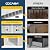 CDCASA 4x8 FT Resin Lean to Shed, Waterproof Outdoor Storage Sheds with Floor & Lockable Door & 2 Windows, Vent, Outside Plastic Tool Shed for Backyard Patio Poolside Lawn, Gray