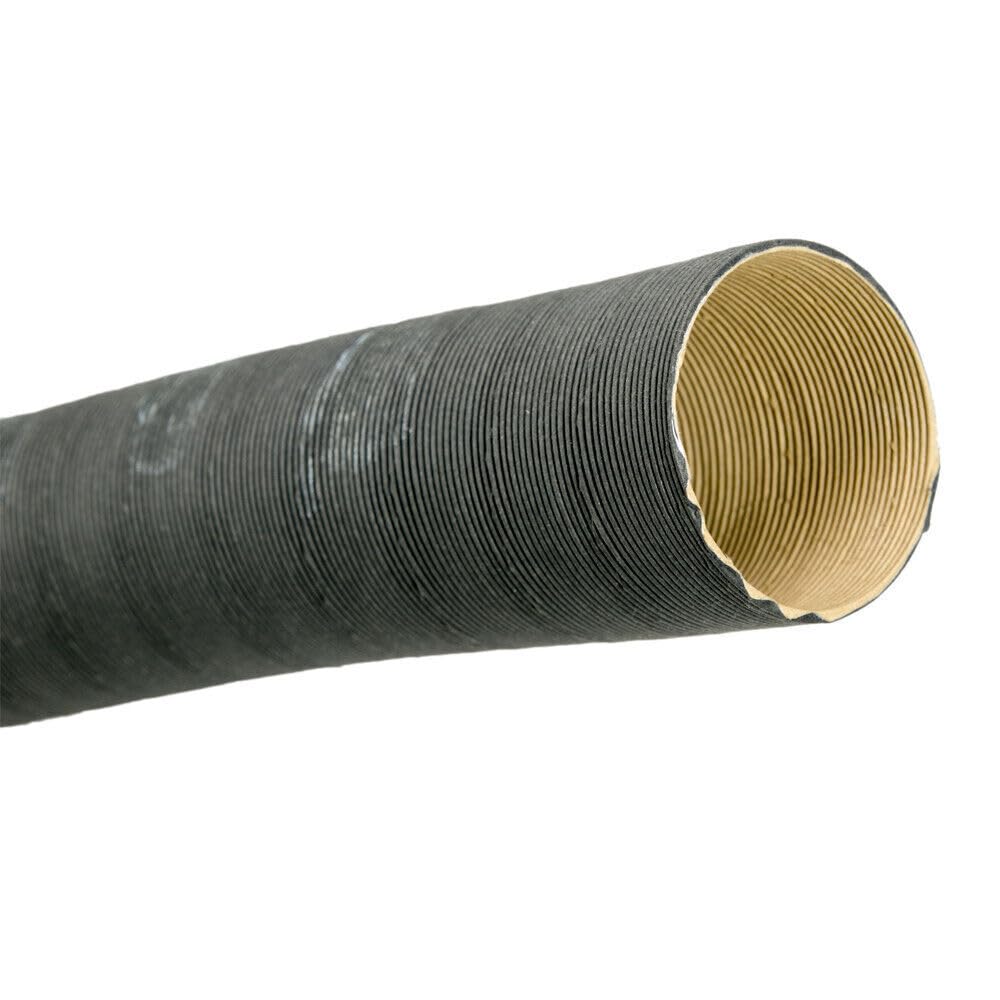Sirocco PAP Luftschlauch 40mm Abluftschlauch - Warmluftschlauch - flexibel 3 lagig Papier Aluminium Papier PVC hitzebeständig 1m bis 25m Belüftung - Entlüftung Klima Lüftung
