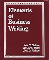 Elements of Business Writing 0132635259 Book Cover