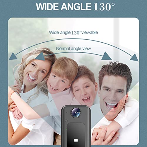 Sonnette de sécurité avec détection de mouvement précise et intercom vidéo HD grand angle - 4