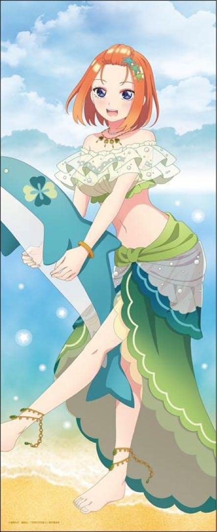 五等分の花嫁　等身大タペストリー　中野四葉　水着ver Amazon.co.jp: 五等分の花嫁 水着 中野四葉 等身大タペストリー X3AA