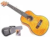 Woodnote Special 26" Okumen with Tiger Flamed Mahogany Tenor Ukulele/Extra Padding Bag & Maple Tuner