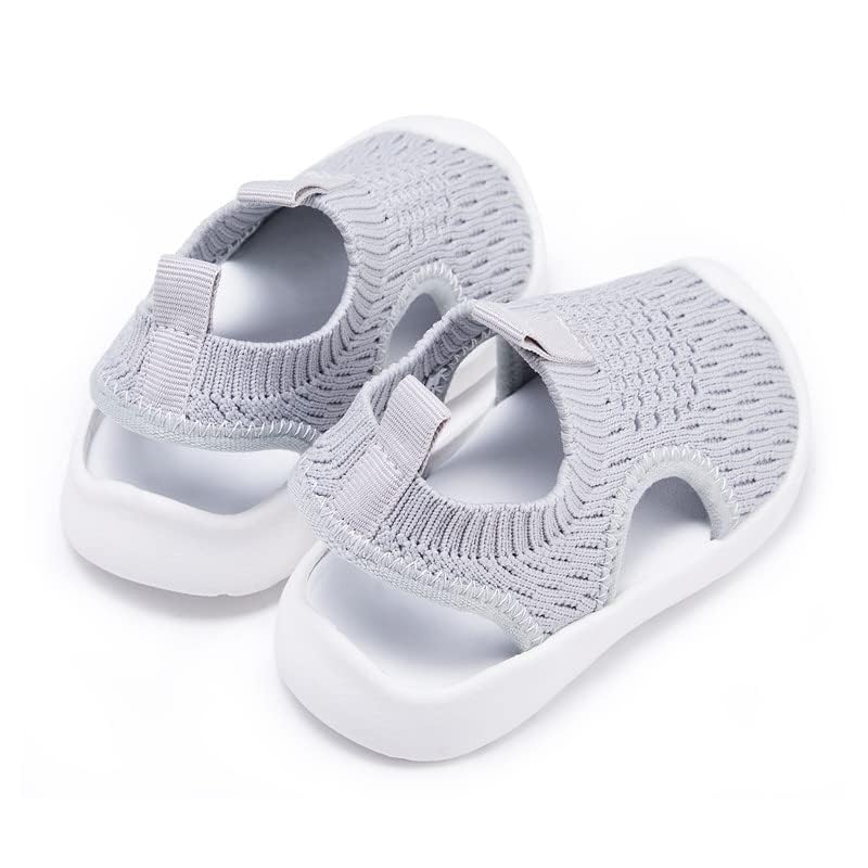 Image of BMCiTYBM Baby Boy Girl Closed Toe Summer Toddler Sandals Lightweight Shoes Infant Non-Slip First Walking Sneakers 6 9 12 18 24 Months 2-3 Years