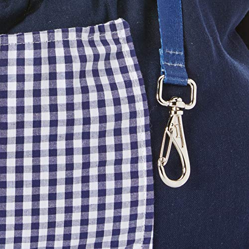 Bolsa Side Encantê Bonito para Cães, Tamanho U, Azul Marinho