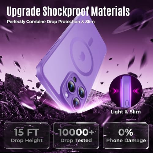 Image of Symcele Designed for iPhone 16 Pro Case, Light Purple